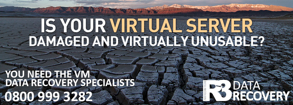 R3 repair damaged virtual machines Damaged virtual server repair service