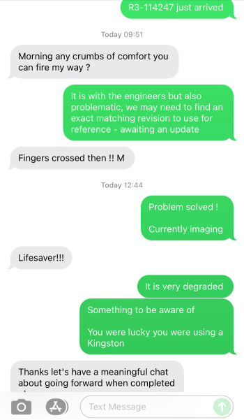 Degraded SSD recovered by R3 Degraded SSD recovered by R3
